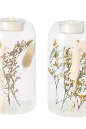 Theelicht droogbloemen Eleonora Goedkoop