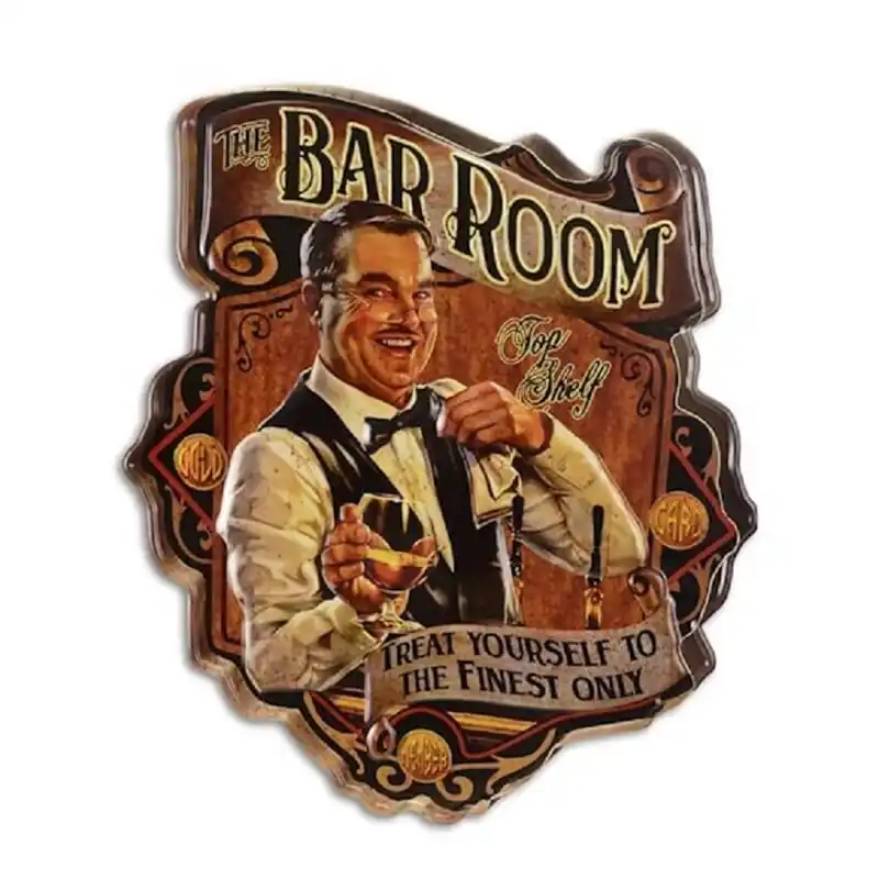 Uitverkoop Wandbord Top Chef The Bar Room