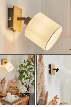 Alleen Vandaag Alsen Muurlamp Natuurlijke kleuren, Zwart, 1-licht