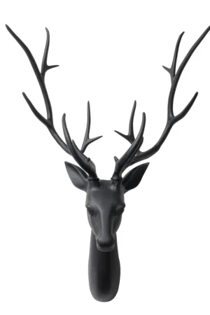 Aanbieding Herten kop groot Aluminium Janus 70cm