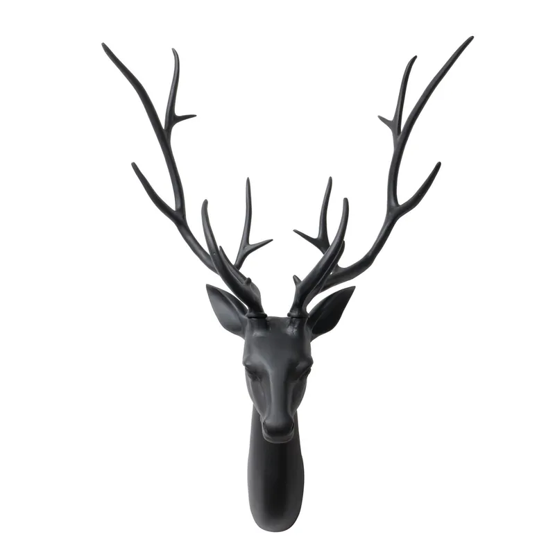 Aanbieding Herten kop groot Aluminium Janus 70cm