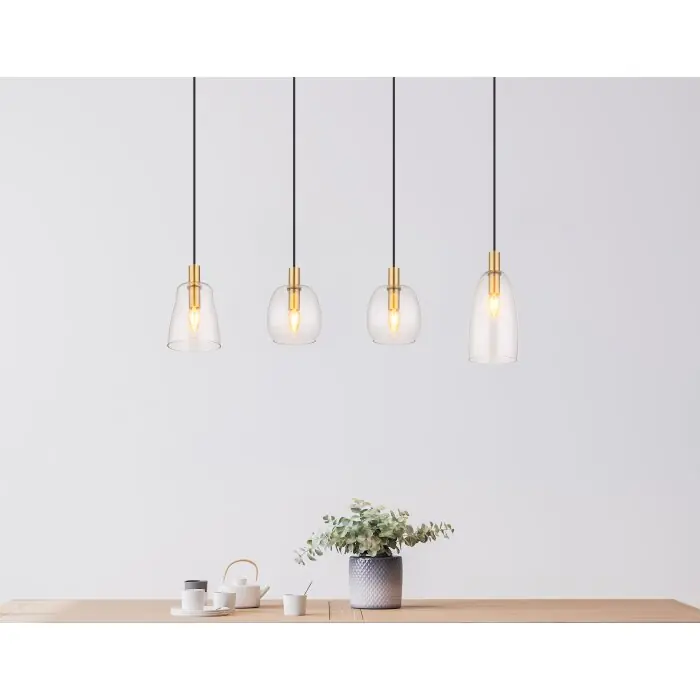 Globo GARRI Hanger Messing, 4-lichts Lage Prijs