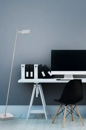 Betaalbaar Paul Neuhaus PURE-MIRA Staande lamp LED Aluminium, 1-licht, Afstandsbediening
