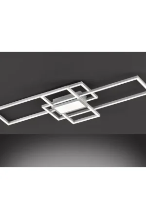 Wofi-Leuchten ZENIT Plafondlamp LED Nikkel mat, 1-licht Bestseller