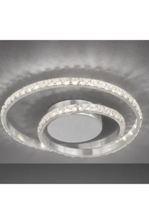 Wofi ALBERTA Plafondlamp LED Aluminium gebürstet, 1-licht Hete Deal