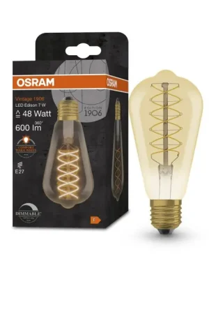 OSRAM Vintage 1906® LED E27 7 Watt 2200 Kelvin 600 Lumen Exclusieve Aanbieding