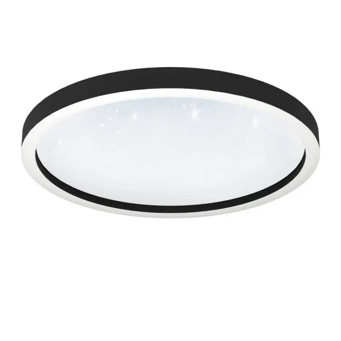 Dagaanbieding Eglo MONTEMORELOS-Z Plafondlamp LED Zwart, 1-licht, Kleurwisselaar
