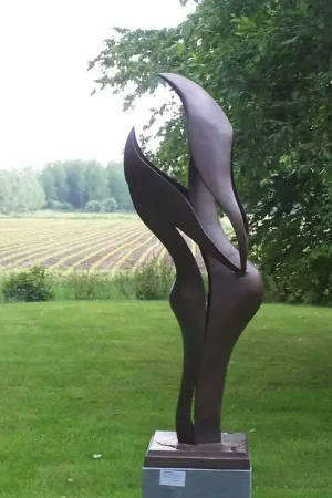 Aanbieding Beeld brons modern abstract Harmony