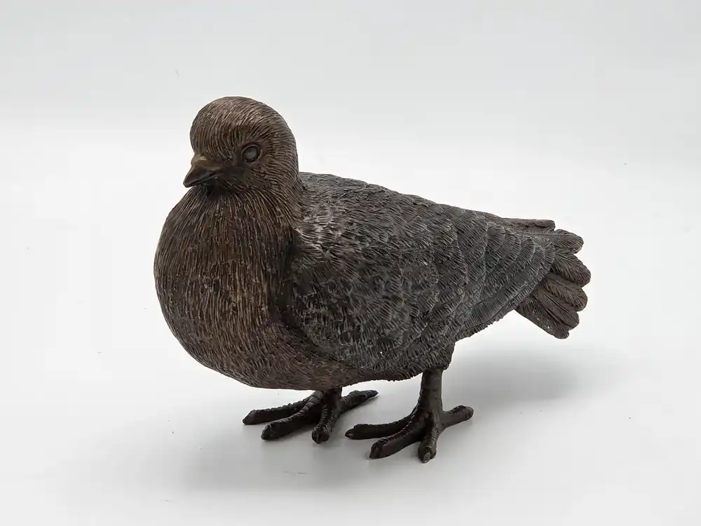 Betaalbaar Bronzen beeld Duif 27cm