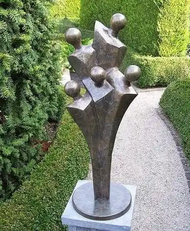 Beeld brons familie modern Snelle Levering