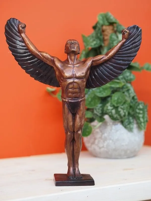 Direct Verzonden Beeld brons Icarus
