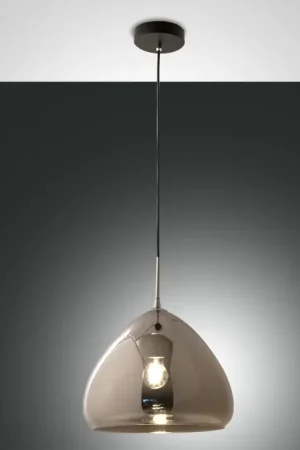 Fabas Luce Glow Hanglamp Zwart, 1-licht Laatste Versie