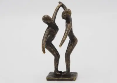 Beeldje brons Dans paartje 10cm Direct Beschikbaar