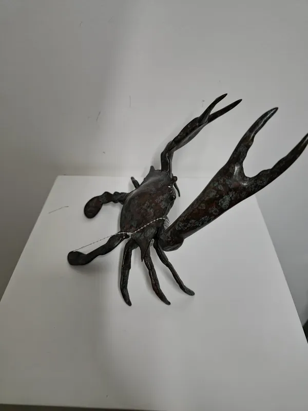 Krab in brons 30cm Meest Verkocht