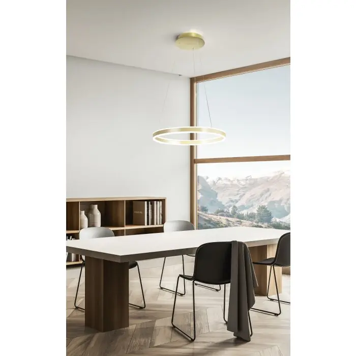 Exclusieve Aanbieding Fabas Luce Palau Hanglamp LED Goud, 1-licht