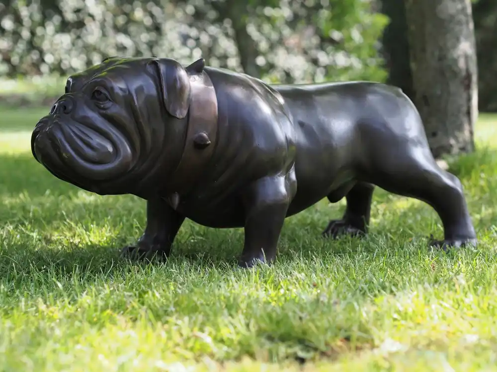 Uitverkoop Bronzen bulldog