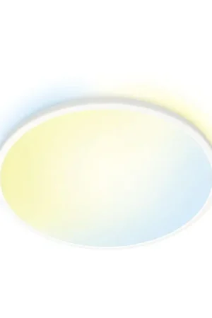 Direct Verzonden Philips WiZ SuperSlim Plafondpaneel LED Wit, 1-licht, Kleurwisselaar