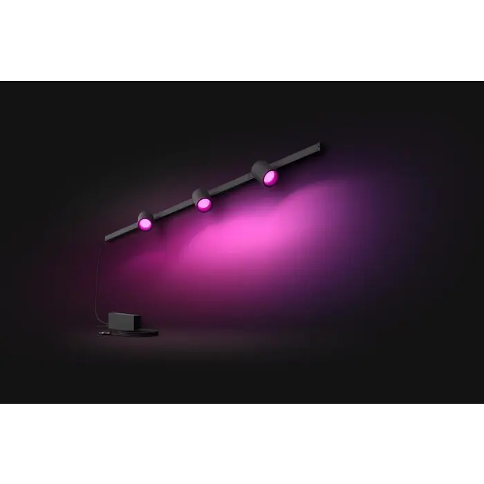 Philips Hue Perifo Muurlamp Basisset LED Zwart, 3-lichts, Kleurwisselaar Gereduceerde Prijs