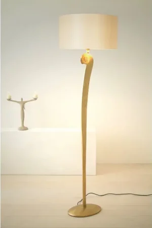 Holländer LINO Staande lamp Goud, 1-licht Direct Beschikbaar