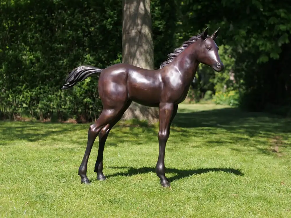 Bronzen beeld Veulen Gecertificeerd