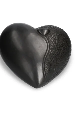 Shop Nu Bronzen urn hart met relief 7cm