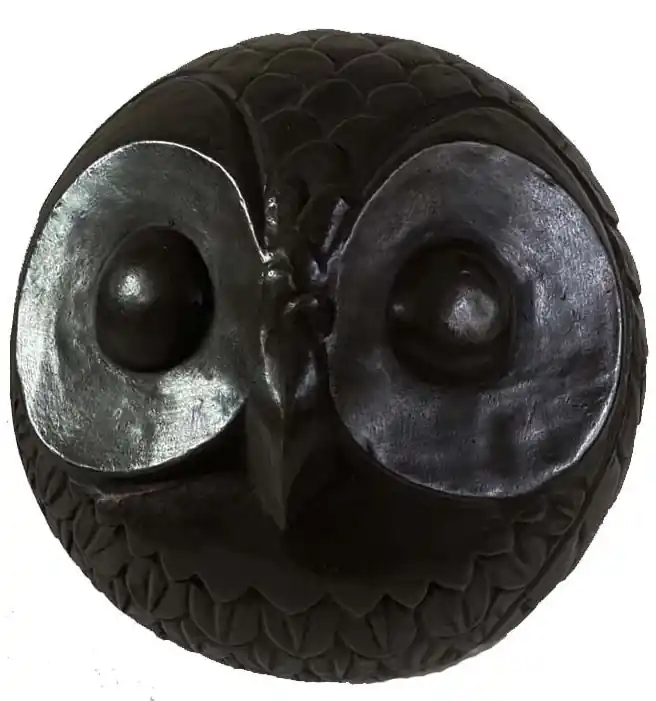 Lage Kosten Bronzen urn uil 20cm