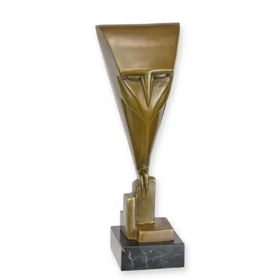 Hete Deal Uil brons Art Deco 29cm