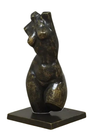 Korting Vrouwen buste brons 27cm