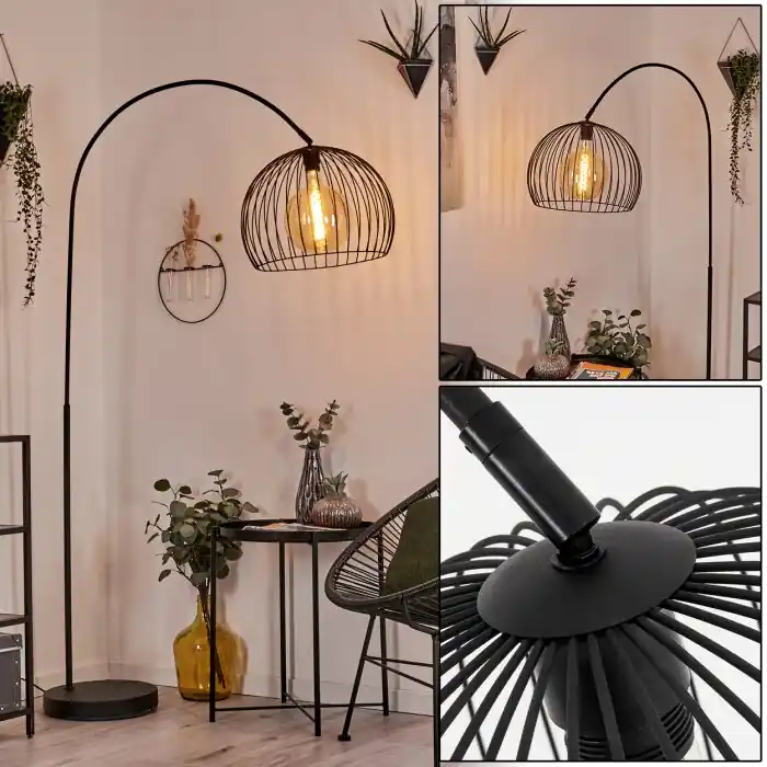 Espairo Staande lamp Zwart, 1-licht Direct Beschikbaar