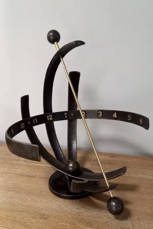 Zonnewijzer brons 3 bogen 47cm Op = Op