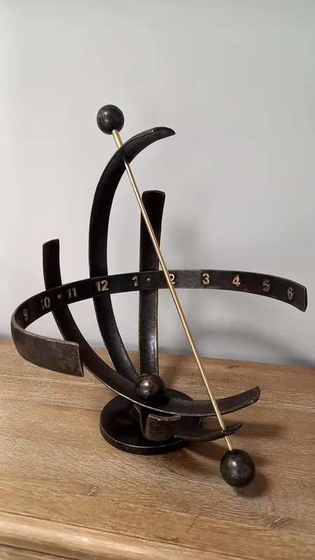 Zonnewijzer brons 3 bogen 47cm Op = Op