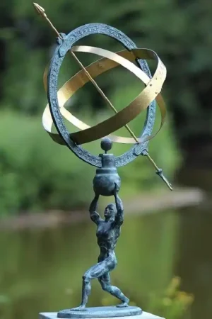 Lage Prijs Zonnewijzer brons Apollo 73cm