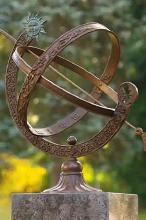 Zonnewijzer brons/messing 48cm Bestel Nu