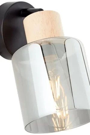 Actieprijs Brilliant Weald Muurlamp Zwart, 1-licht