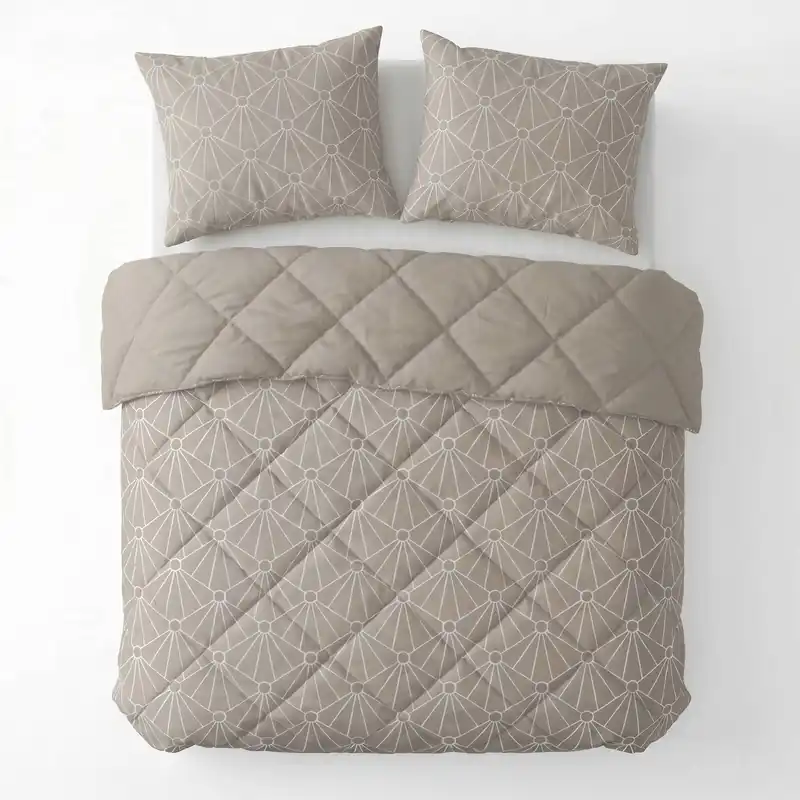 Favoriet W dekbed zonder overtrek met kussensloop Lazy - omkeerbaar design