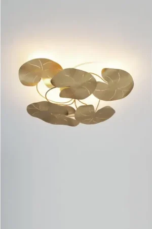 Fabrieksprijs Holländer CONTROVERSIA Plafondlamp LED Goud, 6-lichts