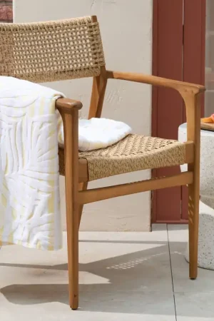 BEACHWAVE strandlaken Floral - geel (velours) (180x100 cm) Koopje