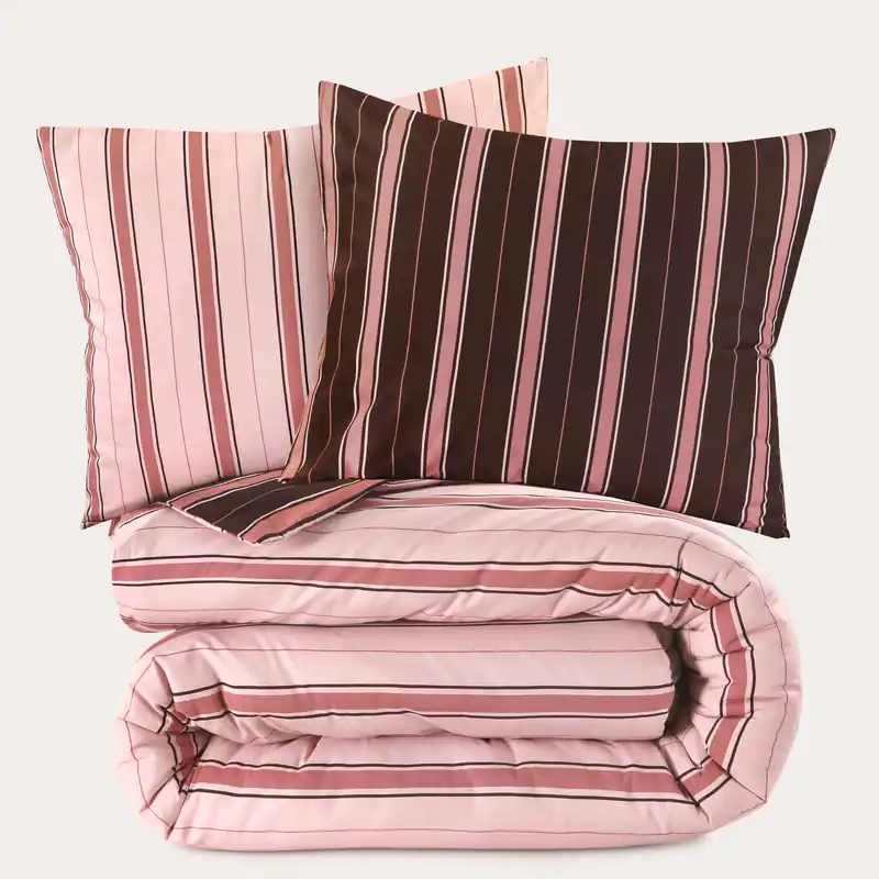 NOUS Living viscose katoenen dekbedovertrek 2-persoons (200x220 cm) Snelle Levering