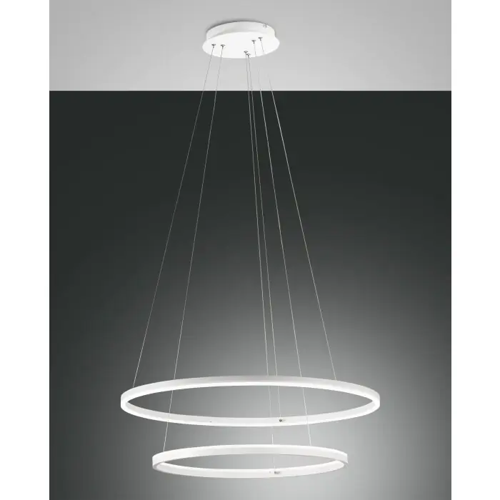 Fabas Luce Giotto Hanglamp LED Wit, 2-lichts Beperkte Voorraad