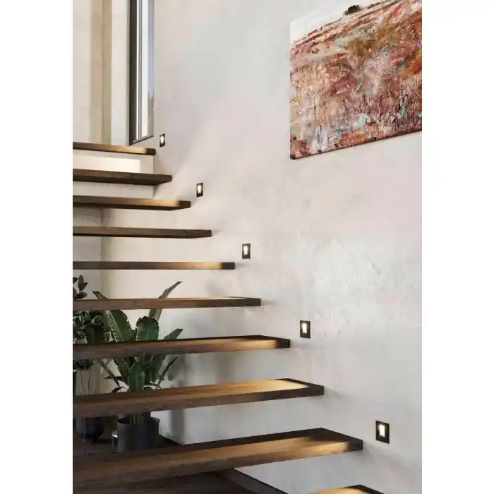Actieprijs Eglo MECINOS Inbouw verlichting LED Zwart, 1-licht