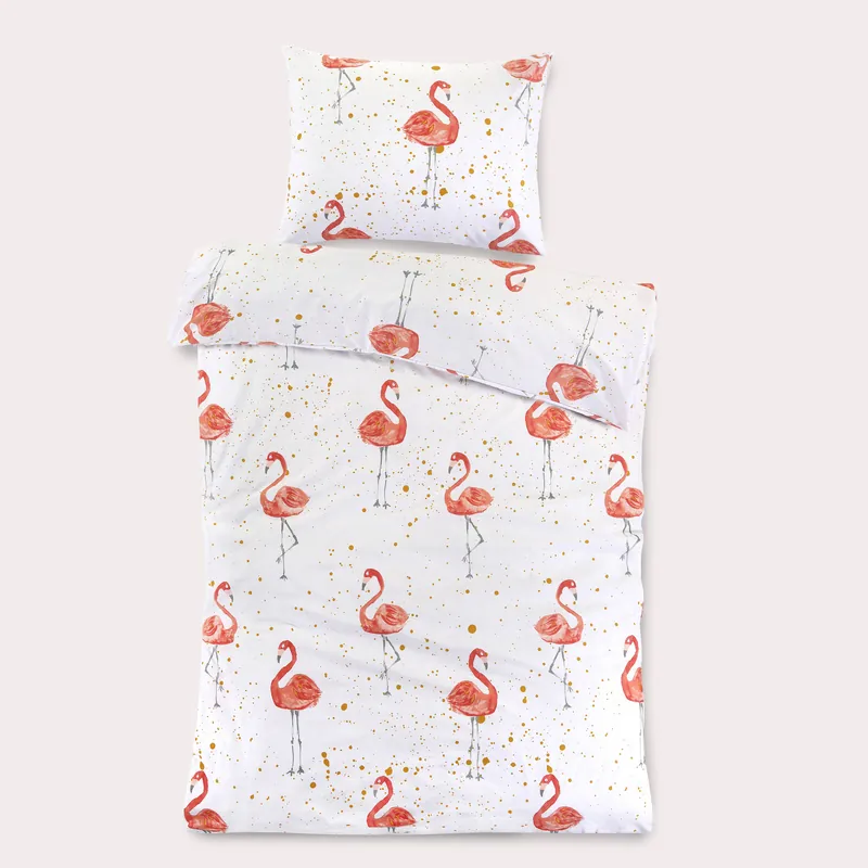 Uitverkoop NOUS Kids katoenen dekbedovertrek kinder roze (120x150 cm)