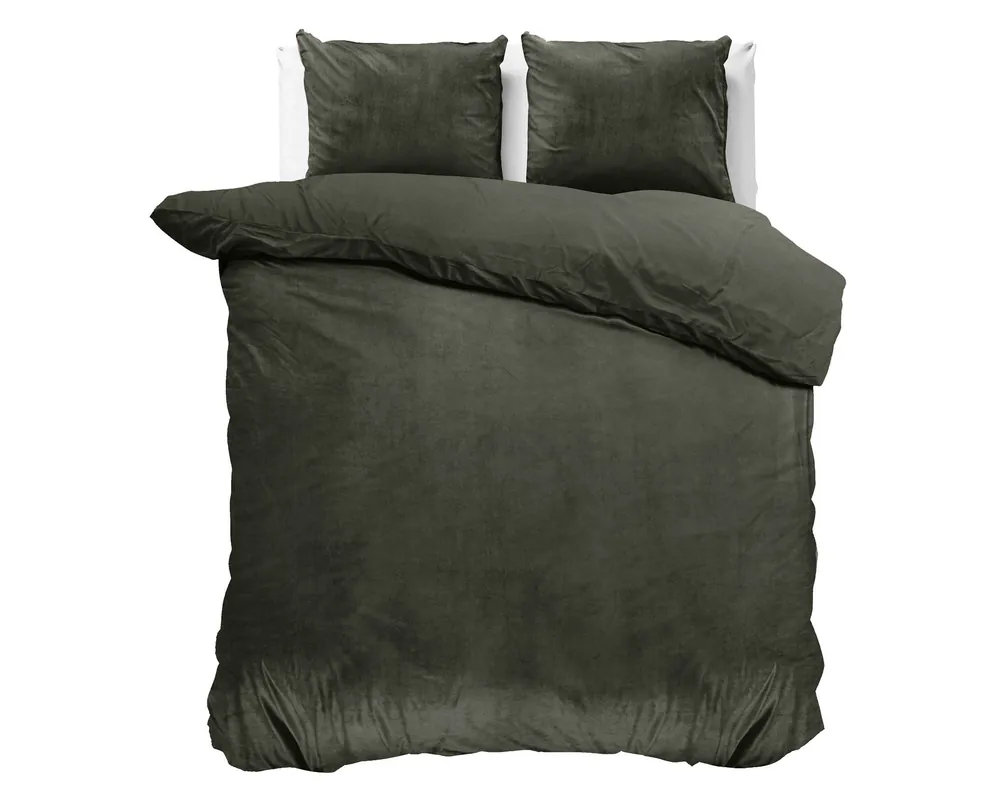 W velvet dekbedovertrek 2-persoons (200x220 cm) Populair