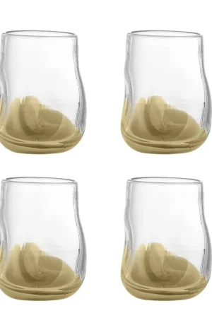 Bloomingville waterglas Ballard (set van 4) Hete Deal