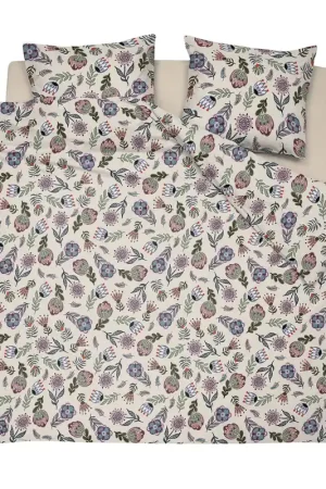 Cinderella katoen satijnen dekbedovertrek lits-jumeaux (240x220 cm) Exclusieve Aanbieding