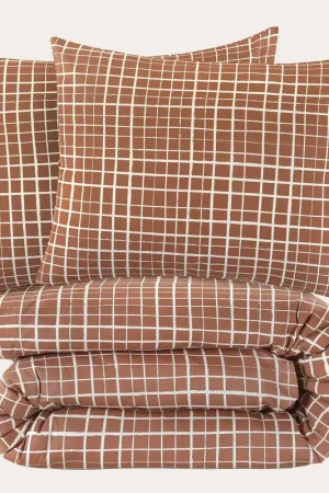 Exclusieve Aanbieding NOUS Living katoenen dekbedovertrek lits-jumeaux (240x220 cm)