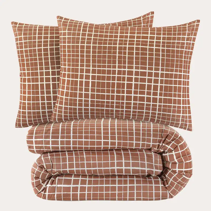 Exclusieve Aanbieding NOUS Living katoenen dekbedovertrek lits-jumeaux (240x220 cm)