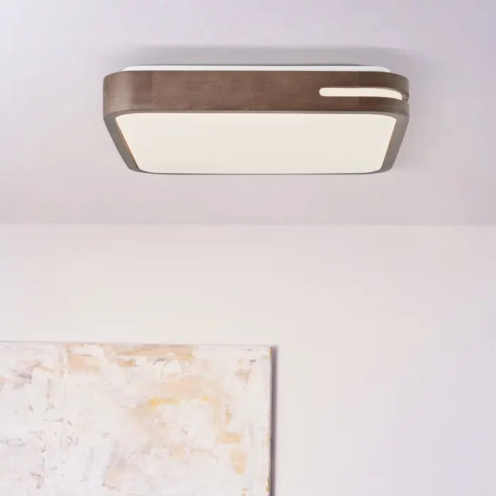 Merkproduct Brilliant Woodbury Plafondlamp LED Wit, 1-licht