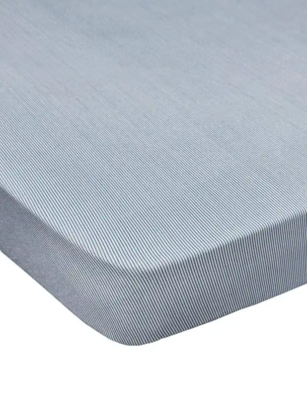 WildWood katoenen baby ledikant hoeslaken 70x140 cm French Summer Stripes Gratis Retour