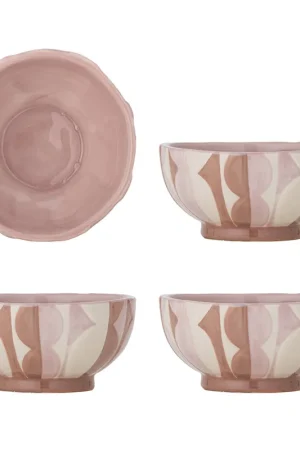 Superprijs Bloomingville kom Saul (set van 4) (Ø12,5 cm)