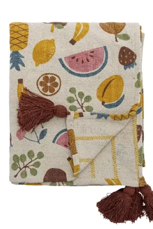 Fabrieksprijs Bloomingville Mini plaid Fruitta (160x130 cm)